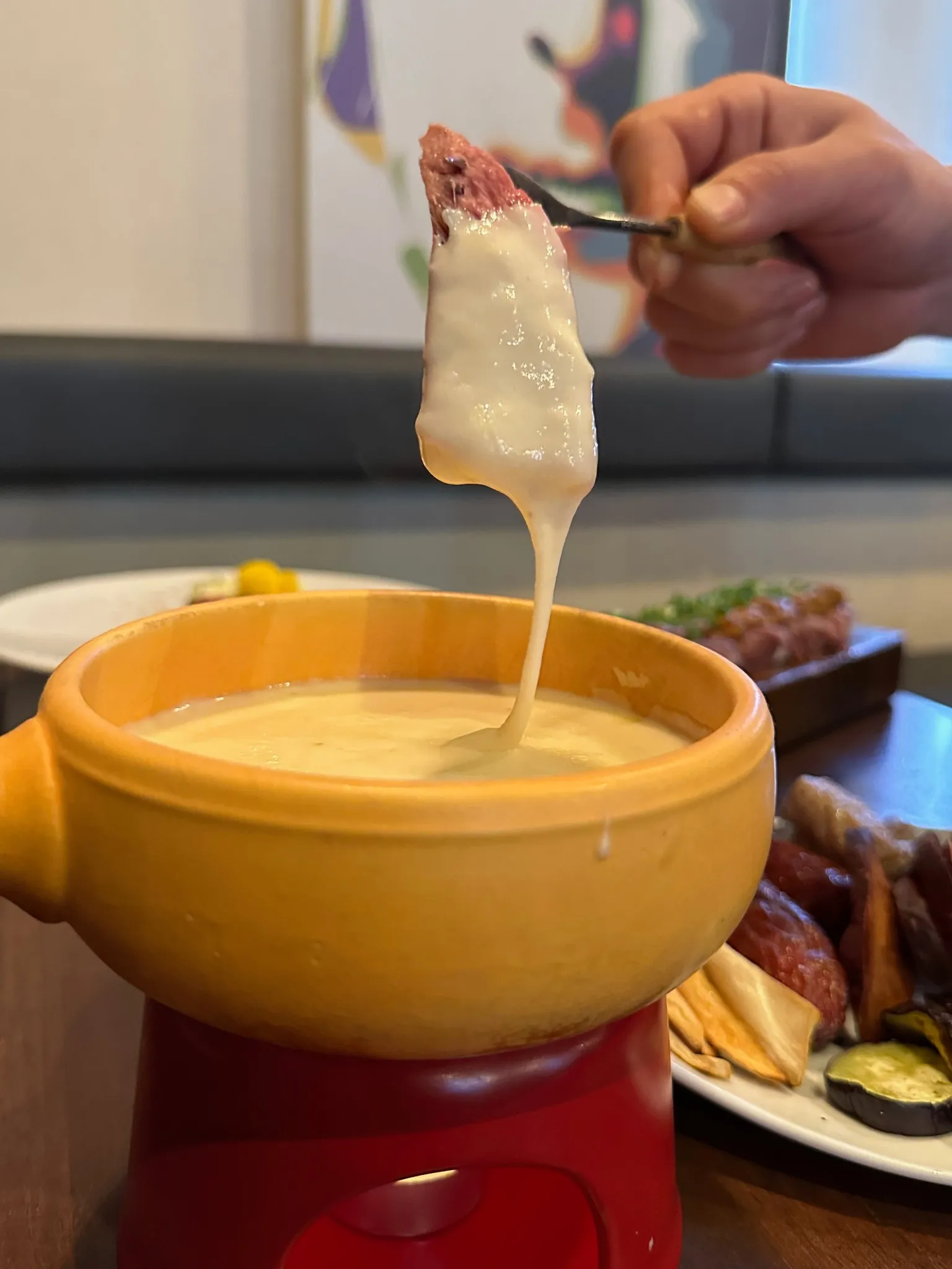 テーブルに並んだ瞬間、